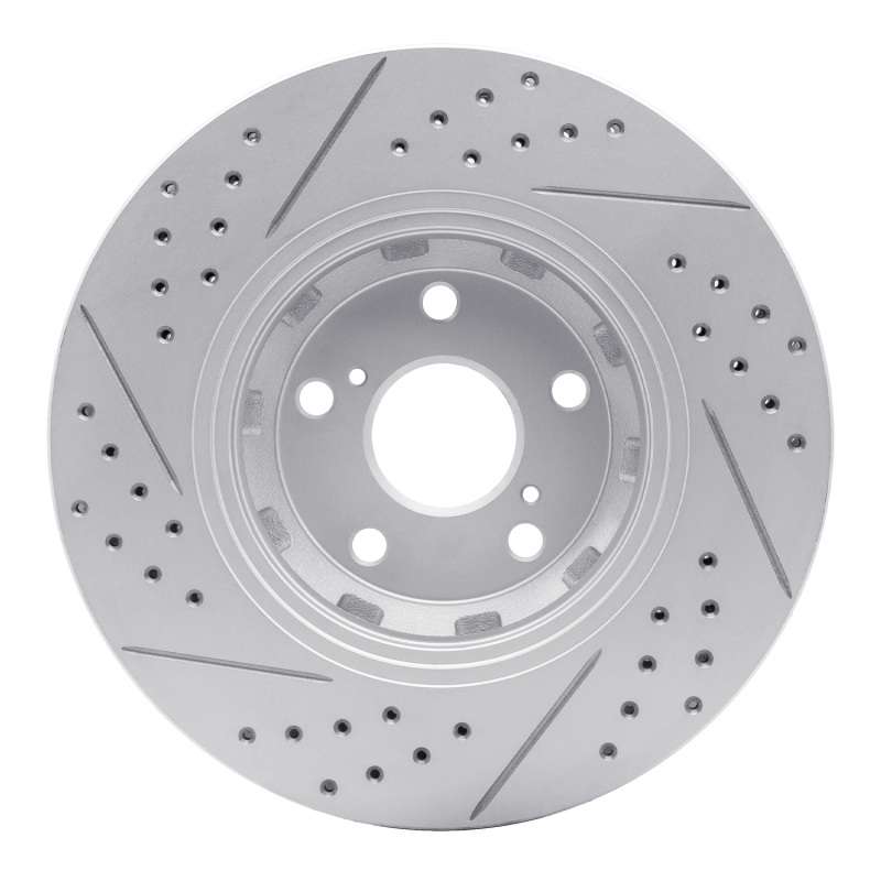 Toyota Venza Brake Rotor (1) - Front Right - DFC - Geoperformance Rotor - Drilled and Slotted - `09-`15