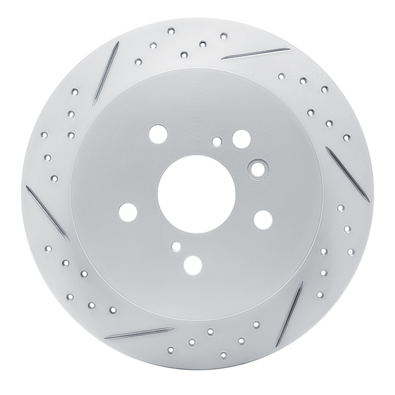 Toyota Venza Brake Rotor (1) - Rear Left - DFC - Drilled & Slotted Geoperformance - `09-`15