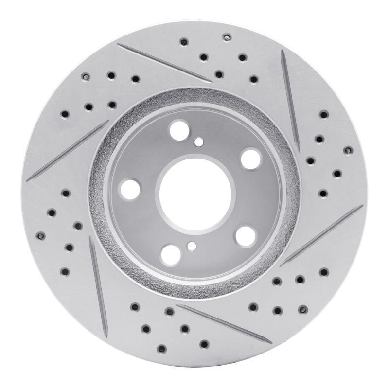 Lexus Ct200H Brake Rotor (1) - Front Left - DFC - Geoperformance Rotor - Drilled and Slotted - `10-`17