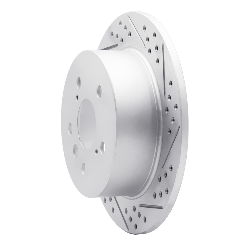 Lexus ES300H Brake Rotor (1) - Rear Right - DFC - Drilled & Slotted Geoperformance Rotor - `12-`18