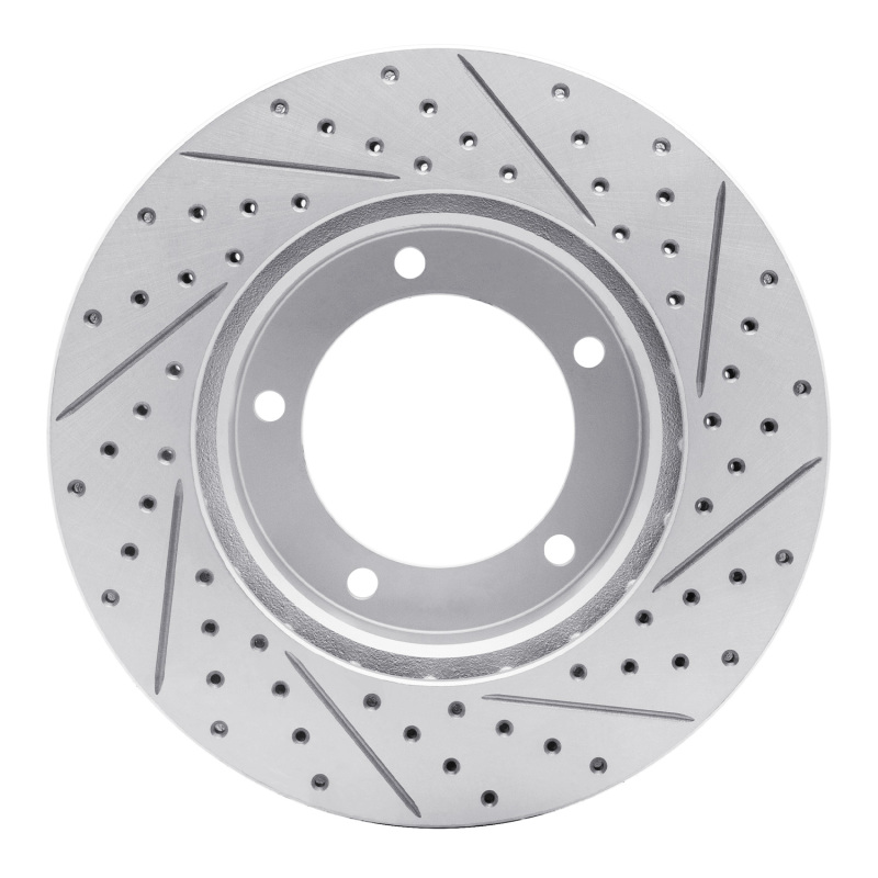 Lexus Lx470 Brake Rotor (1) - Front Left - DFC - Drilled & Slotted Geoperformance - `98-`07