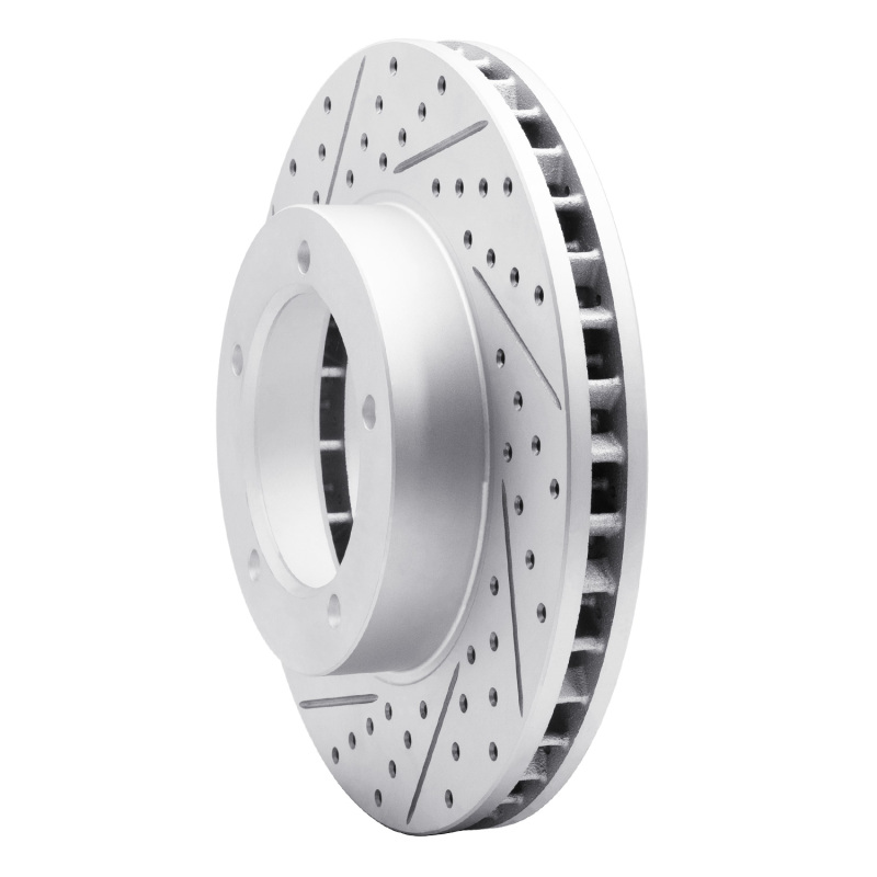 Lexus Lx470 Brake Rotor (1) - Front Left - DFC - Drilled & Slotted Geoperformance - `98-`07