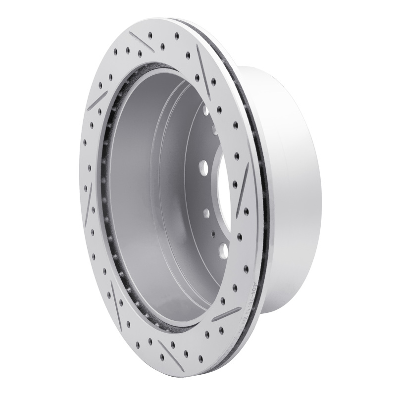 Lexus Lx470 Brake Rotor (1) - Rear Left - DFC - Geoperformance Drilled & Slotted - `98-`07