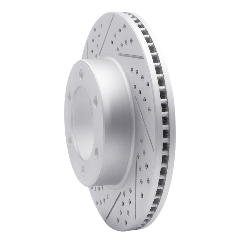 Toyota Sequoia Brake Rotor (1) - Front Left - DFC - Geoperformance - Drilled & Slotted - `00-`07