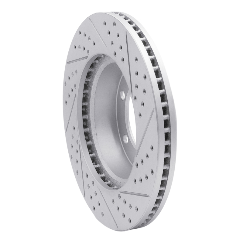 Toyota Sequoia Brake Rotor (1) - Front Left - DFC - Geoperformance - Drilled & Slotted - `00-`07