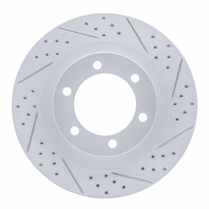 Lexus Gx470 Brake Rotor (1) - Front Right - DFC - Drilled & Slotted Geoperformance - `03-`09