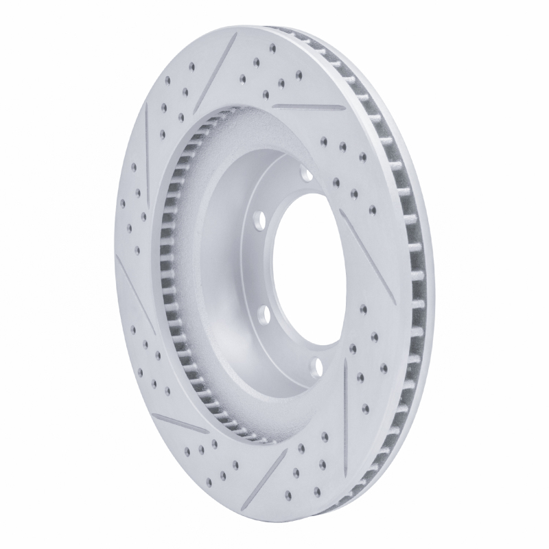 Lexus Gx470 Brake Rotor (1) - Front Right - DFC - Drilled & Slotted Geoperformance - `03-`09