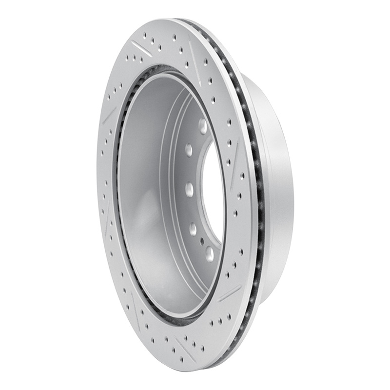 Lexus Gx470 Brake Rotor (1) - Rear Left - DFC - Geoperf Drilled & Slotted - `01-`09