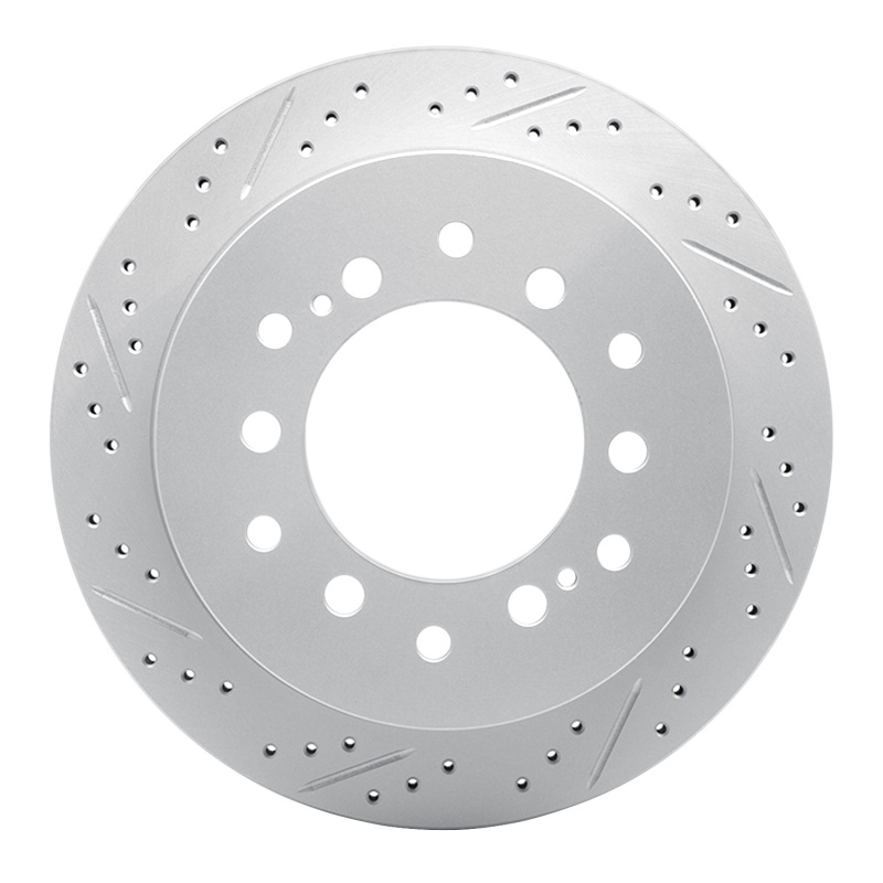 Lexus Gx470 Brake Rotor (1) - Rear Left - DFC - Geoperf Drilled & Slotted - `01-`09