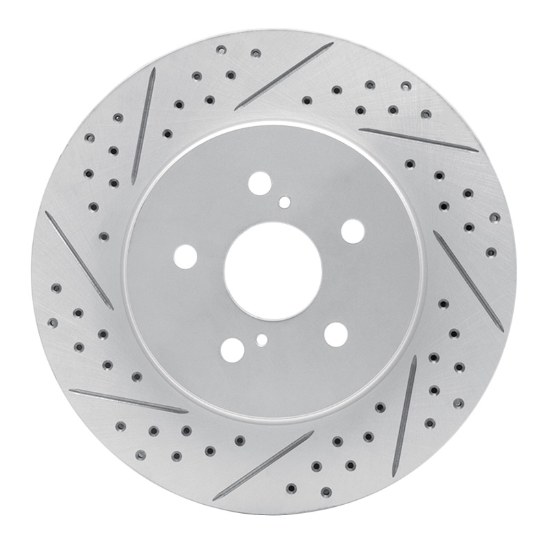 Lexus RX350 Brake Rotor (1) - Front Left - DFC - Drilled & Slotted Geoperformance - `04-`09
