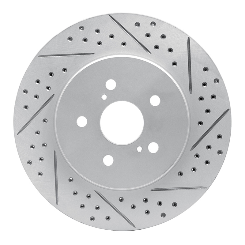 Lexus Rx330 Brake Rotor (1) - Front Right - DFC - Drilled & Slotted Geoperformance - `04-`09