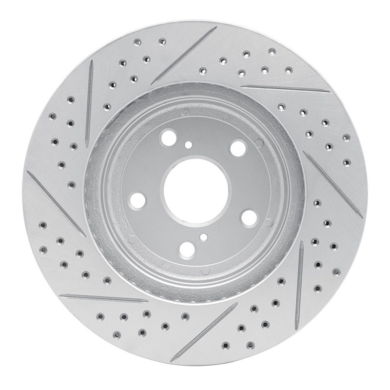 Lexus Rx330 Brake Rotor (1) - Front Right - DFC - Drilled & Slotted Geoperformance - `04-`09