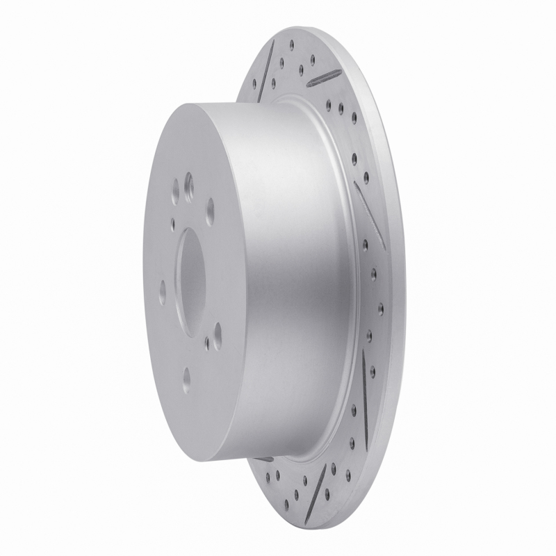 Lexus Rx400H Brake Rotor (1) - Rear Left - DFC - Drilled & Slotted Geoperformance - `04-`09