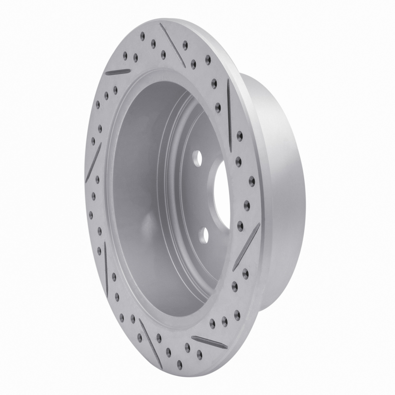 Lexus Rx400H Brake Rotor (1) - Rear Left - DFC - Drilled & Slotted Geoperformance - `04-`09