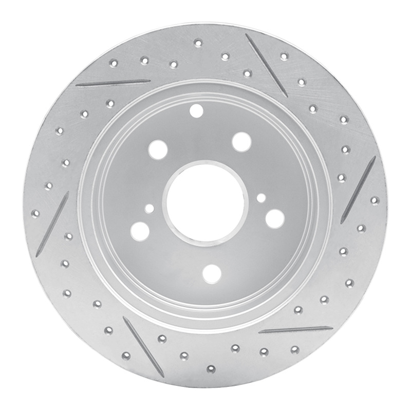 Lexus Hs250H Brake Rotor (1) - Rear Left - DFC - Geoperformance Rotor - Drilled & Slotted - `06-`18