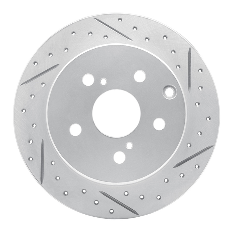 Lexus Hs250H Brake Rotor (1) - Rear Right - DFC - Drilled & Slotted Geoperformance - `06-`18