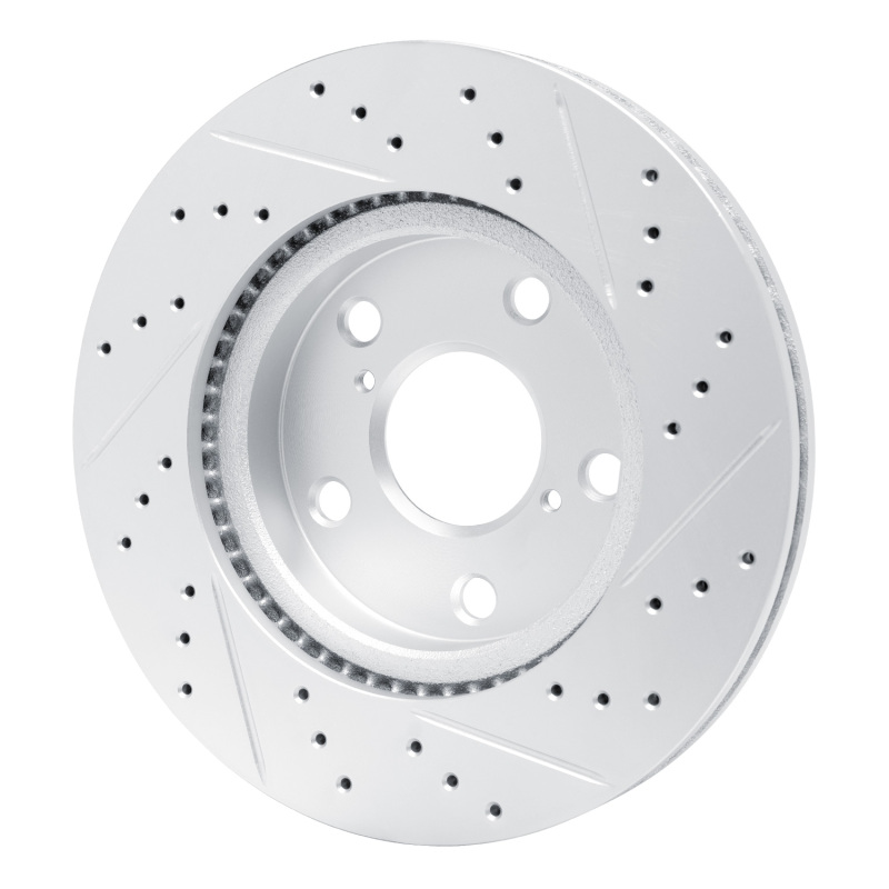 Lexus Hs250H Brake Rotor (1) - Front Left - DFC - Drilled & Slotted Geoperformance - `06-`18