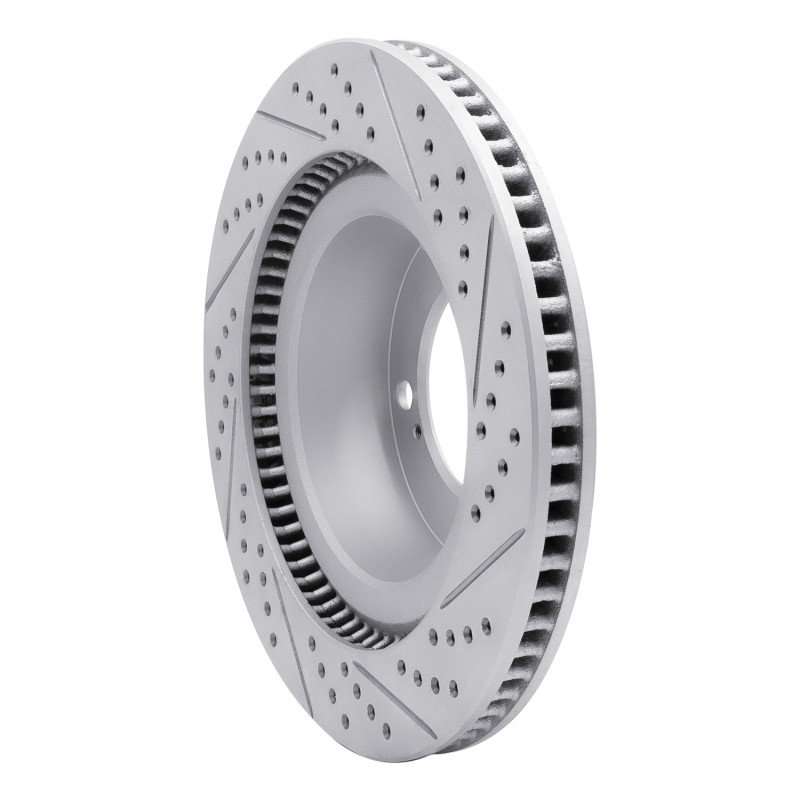 Lexus LX570 Brake Rotor (1) - Front Left - DFC - Drilled & Slotted Geoperformance - `07-`22