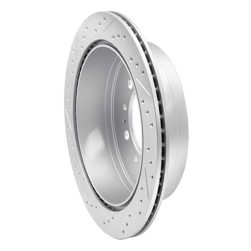 Lexus Lx570 Brake Rotor (1) - Rear Right - DFC - Geoperformance Rotor - Drilled and Slotted - `07-`22