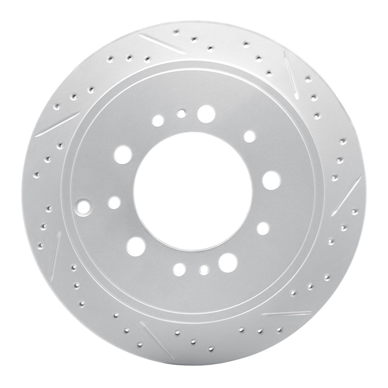 Lexus Lx570 Brake Rotor (1) - Rear Right - DFC - Geoperformance Rotor - Drilled and Slotted - `07-`22