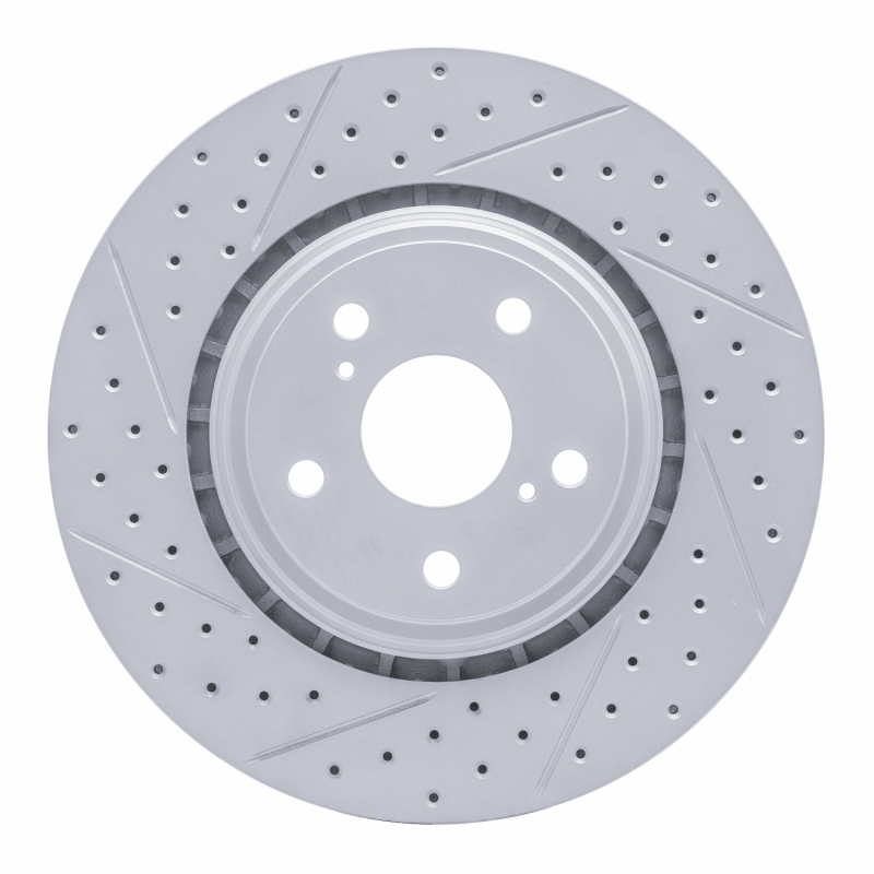 Lexus Nx300 Brake Rotor (1) - Front Left - DFC - Drilled & Slotted Geoperformance - `08-`21