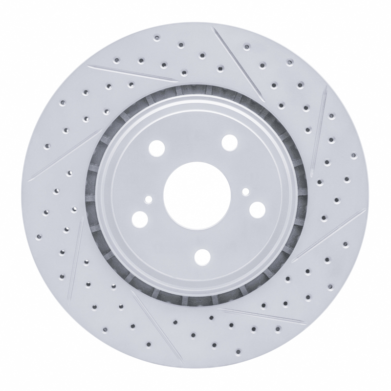Lexus Nx300 Brake Rotor (1) - Front Right - DFC - Drilled & Slotted Geoperformance - `08-`21