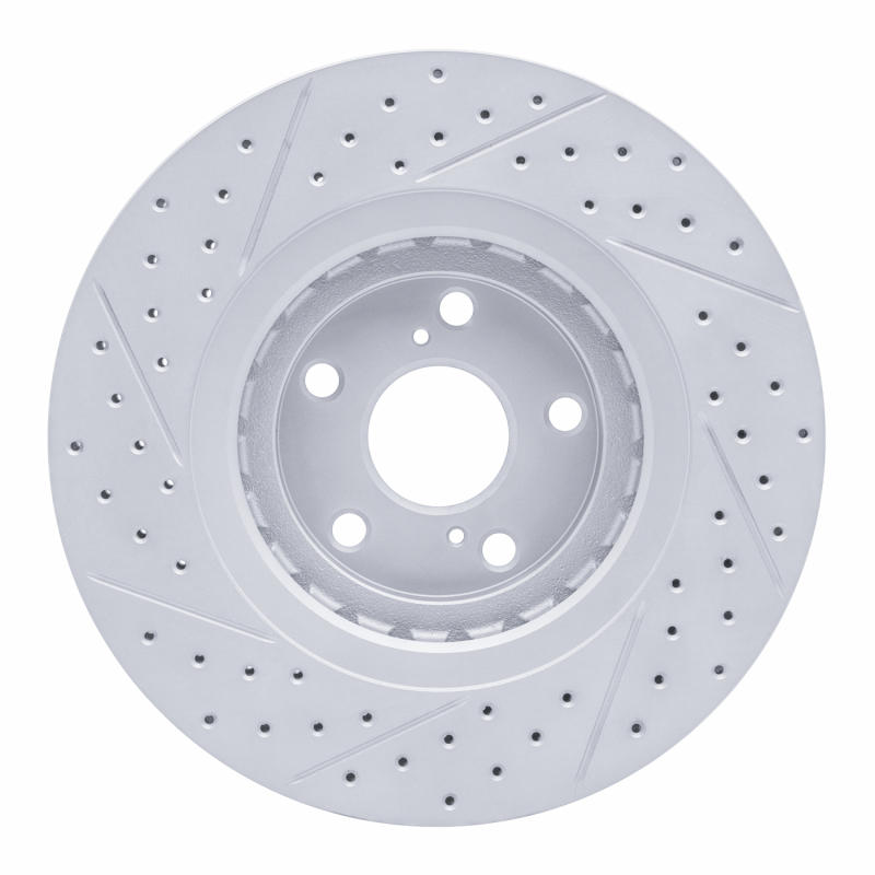 Lexus Nx300 Brake Rotor (1) - Front Right - DFC - Drilled & Slotted Geoperformance - `08-`21
