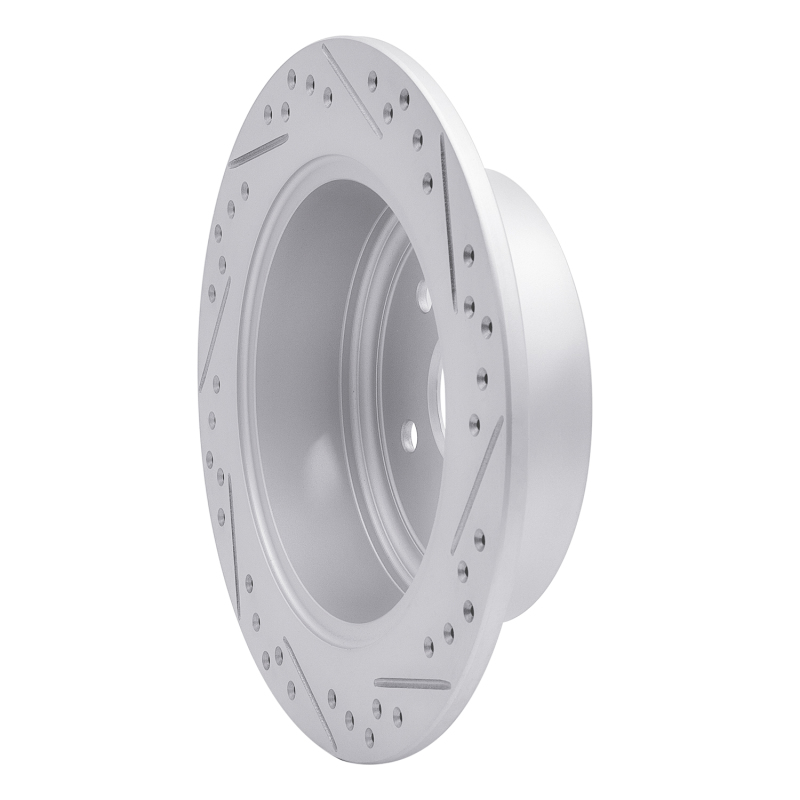 Toyota Highlander Brake Rotor (1) - Rear Left - DFC - Geoperformance Drilled & Slotted - `08-`13