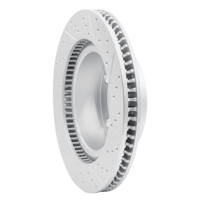 Lexus LX570 Brake Rotor (1) - Front Left - DFC - Drilled & Slotted Geoperformance - `08-`21