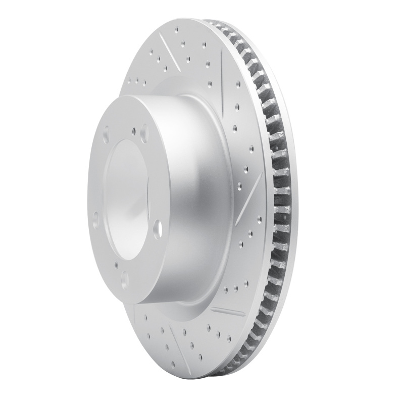 Lexus Lx570 Brake Rotor (1) - Front Right - DFC - Geoperformance Rotor - Drilled & Slotted - `08-`21