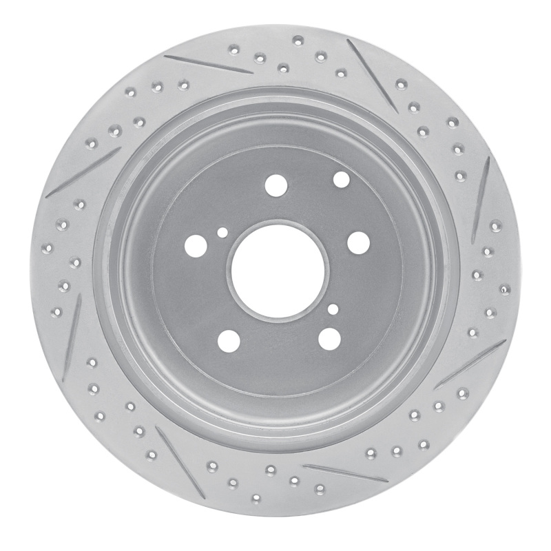 Lexus Rx350 Brake Rotor (1) - Rear Left - DFC - Geoperformance Rotor - Drilled and Slotted - `10-`20