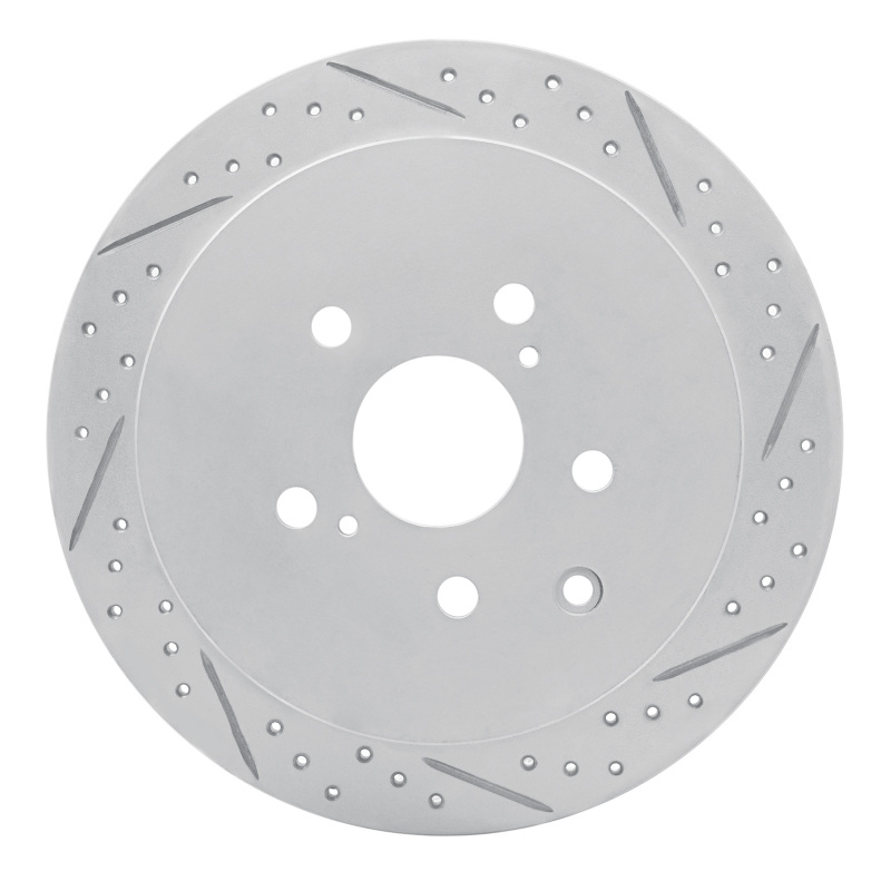 Lexus RX350 Brake Rotor (1) - Rear Right - DFC - Geoperformance Drilled & Slotted - `10-`20