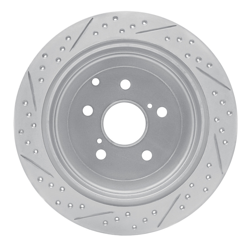 Lexus RX350 Brake Rotor (1) - Rear Right - DFC - Geoperformance Drilled & Slotted - `10-`20