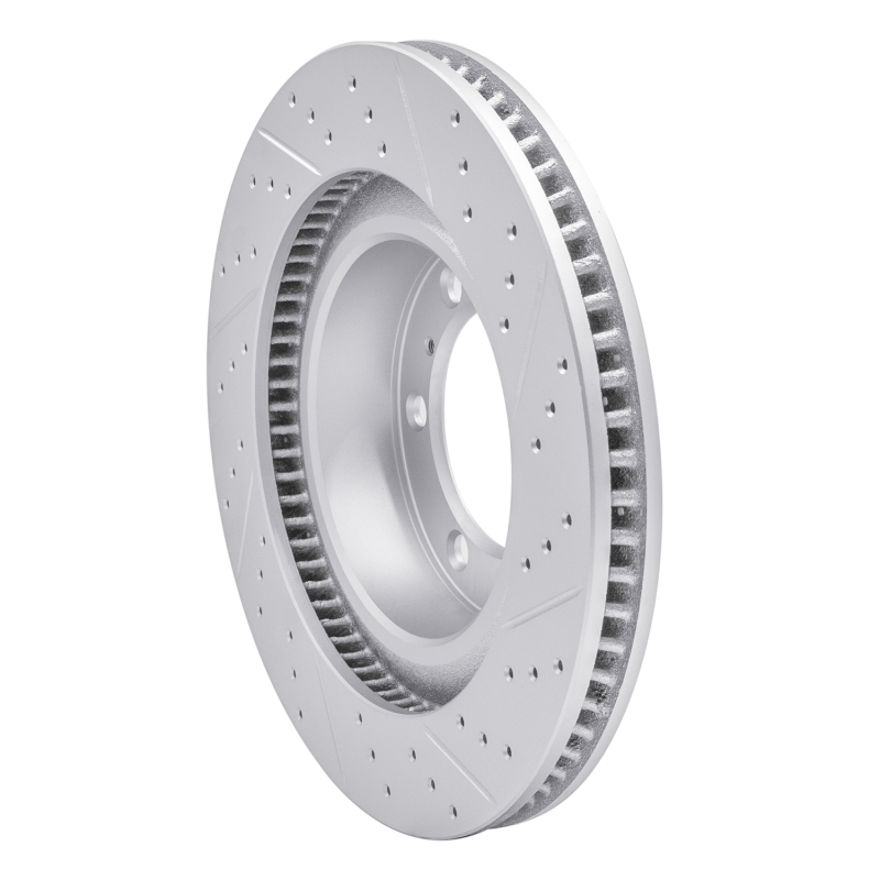 Lexus Gx460 Brake Rotor (1) - Front Left - DFC - Drilled & Slotted Geoperformance - `10-`24