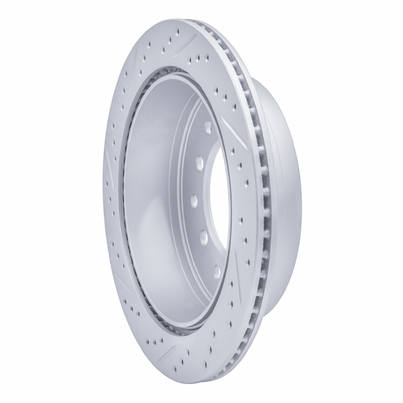 Lexus GX460 Brake Rotor (1) - Rear Right - DFC - Geoperf Rotors - Drill & Slot - `10-`24