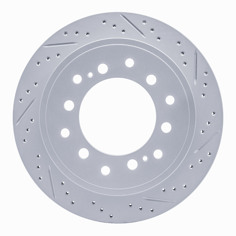 Lexus GX460 Brake Rotor (1) - Rear Right - DFC - Geoperf Rotors - Drill & Slot - `10-`24