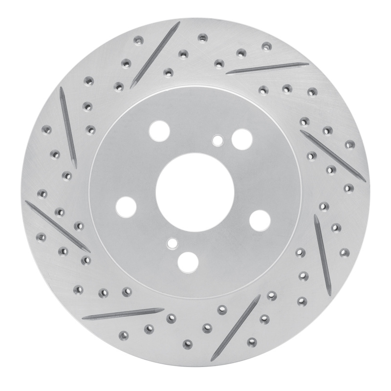 Toyota Prius Prime Brake Rotor (1) - Front Left - DFC - Drilled & Slotted Geoperformance - `16-`22