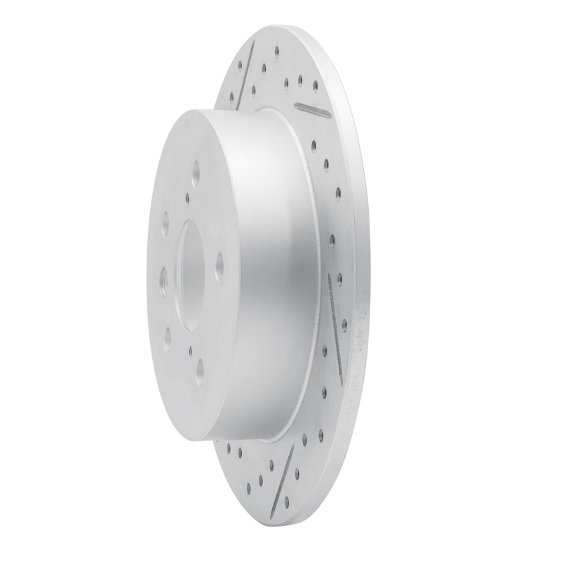 Toyota Camry Brake Rotor (1) - Rear Left - DFC - Drilled & Slotted Geoperformance - `18-`24