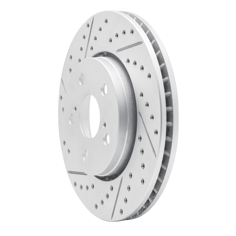 Toyota C-HR Brake Rotor (1) - Front Left - DFC - Geoperformance, Drilled and Slotted - `18-`22