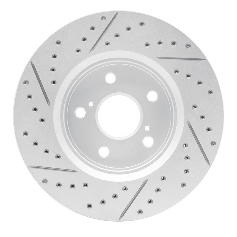 Toyota C-Hr Brake Rotor (1) - Front Right - DFC - Geoperformance Rotor - Drilled and Slotted - `18-`22