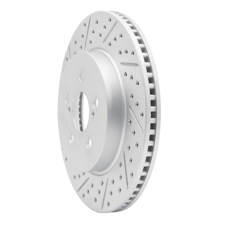 Toyota Prius Prime Brake Rotor (1) - Front Left - DFC - Drilled & Slotted Geoperformance - `19-`26