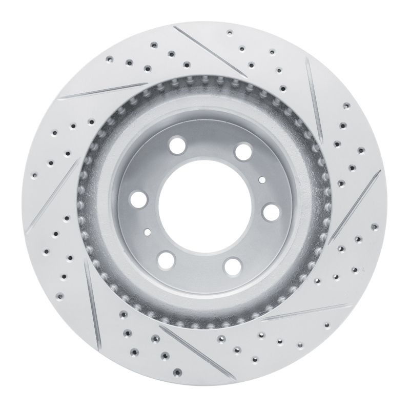 Lexus Gx550 Brake Rotor (1) - Front Left - DFC - Drilled & Slotted Geoperformance - `22-`25