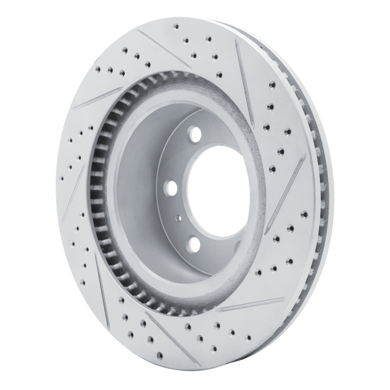 Lexus Gx550 Brake Rotor (1) - Front Left - DFC - Drilled & Slotted Geoperformance - `22-`25