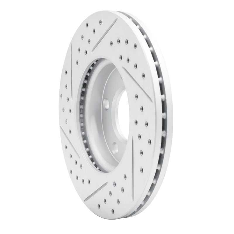 Mazda 3 Brake Rotor (1) - Front Right - DFC - Drilled & Slotted Geoperformance - `04-`13