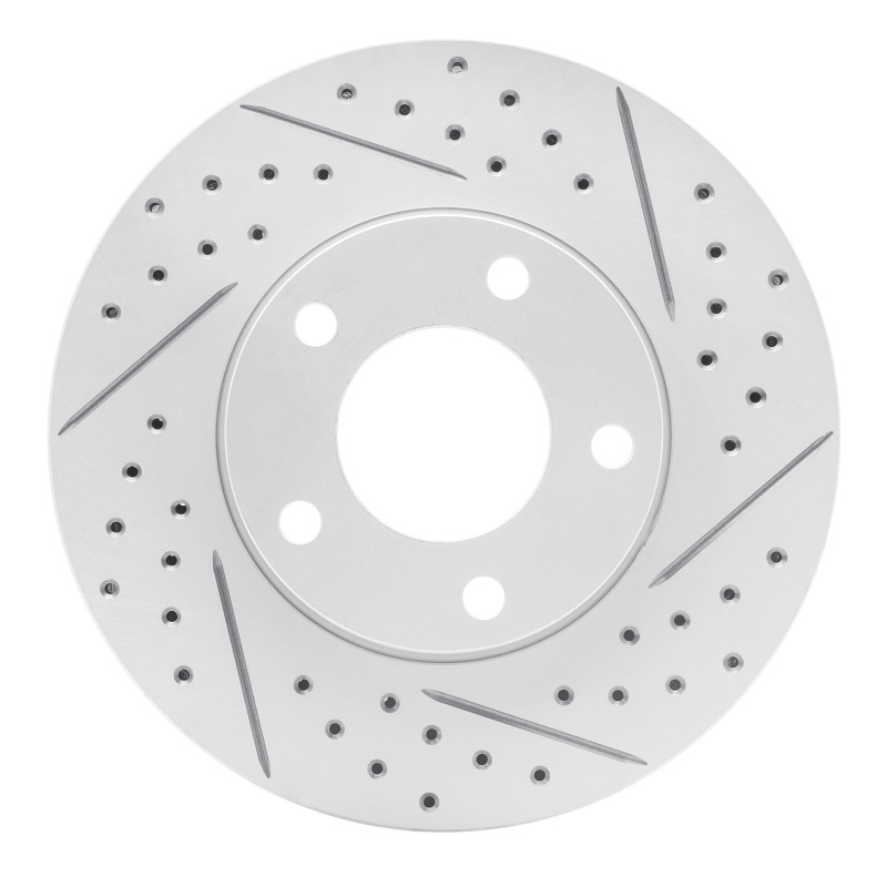 Mazda 3 Brake Rotor (1) - Front Right - DFC - Drilled & Slotted Geoperformance - `04-`13