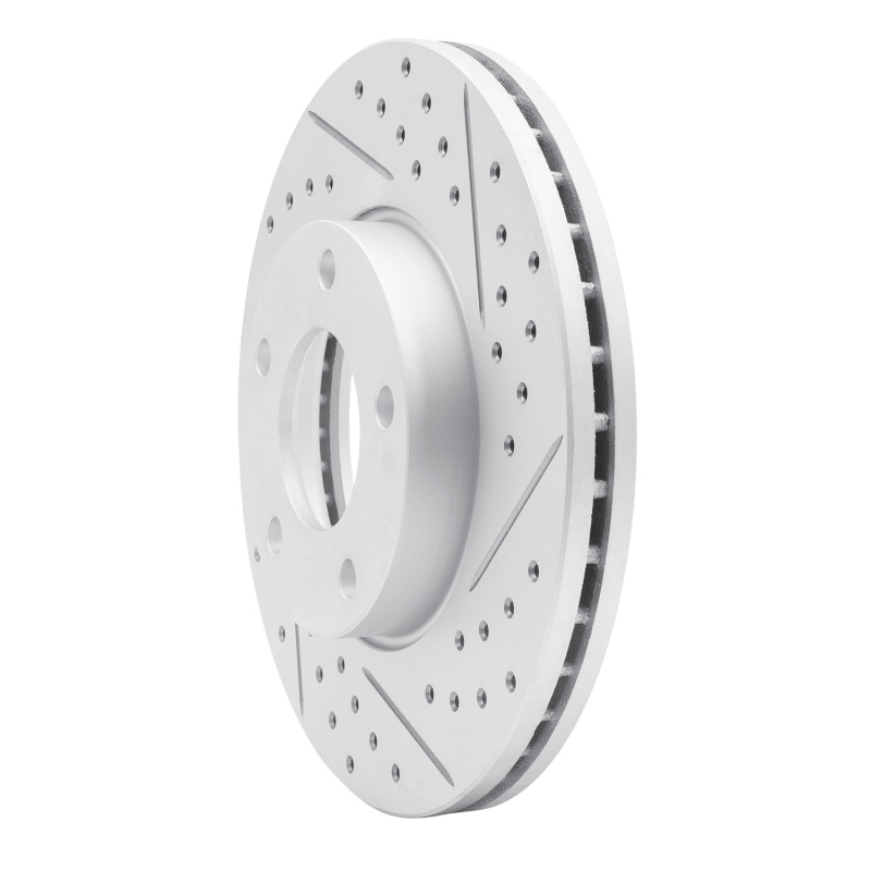 Mazda 3 Brake Rotor (1) - Front Right - DFC - Drilled & Slotted Geoperformance - `04-`13