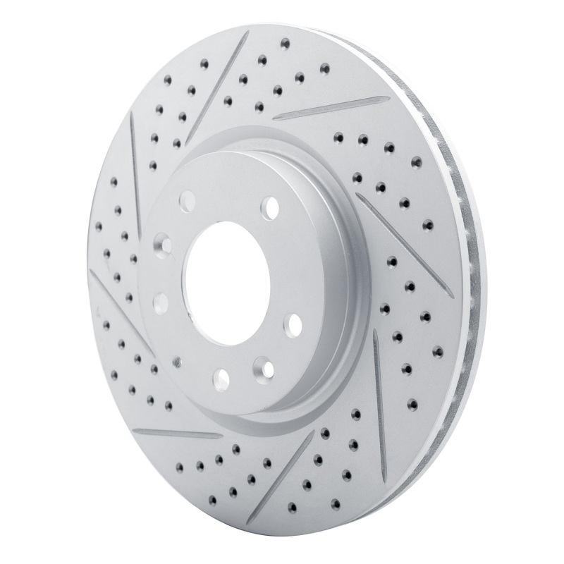 Mazda Rx-8 Brake Rotor (1) - Front Left - DFC - Drilled & Slotted Geoperformance - `04-`08