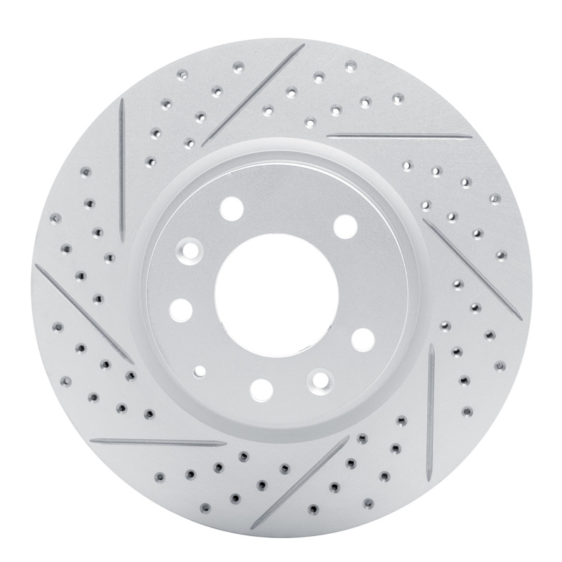 Mazda Rx-8 Brake Rotor (1) - Front Left - DFC - Drilled & Slotted Geoperformance - `04-`08