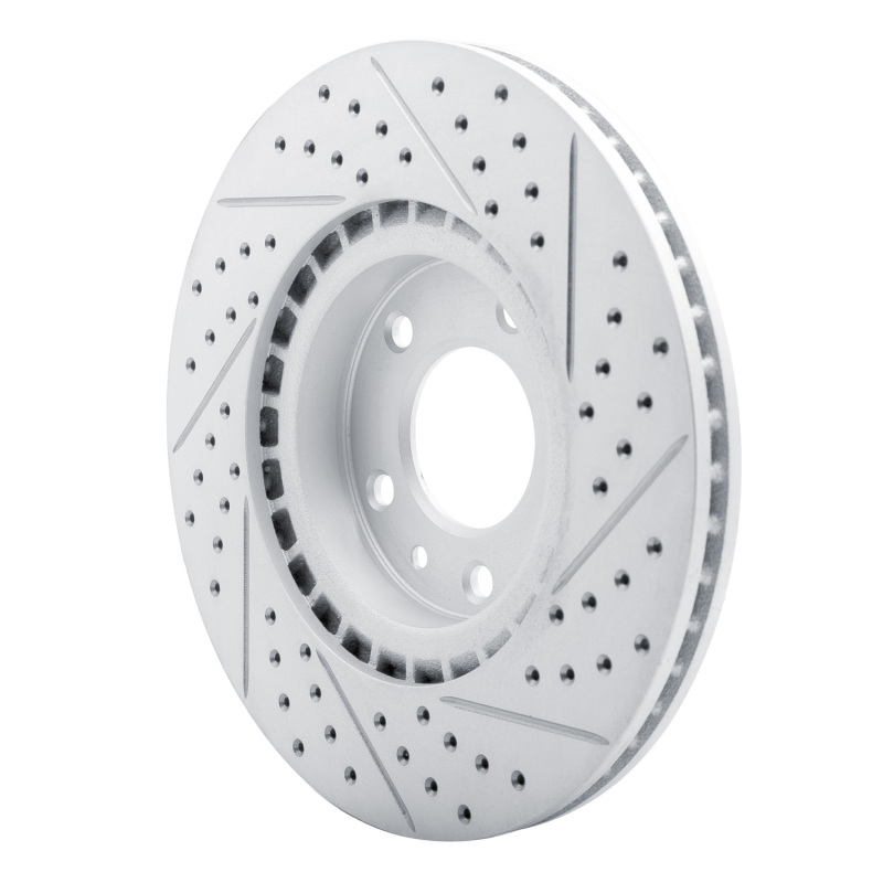 Mazda Rx-8 Brake Rotor (1) - Front Left - DFC - Drilled & Slotted Geoperformance - `04-`08