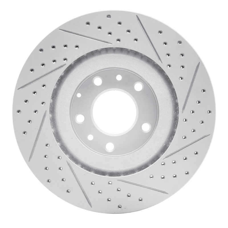 Mazda Rx-8 Brake Rotor (1) - Front Left - DFC - Geoperformance Rotor - Drilled & Slotted - `04-`11